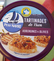 Tartinades de thon aubergones et olives