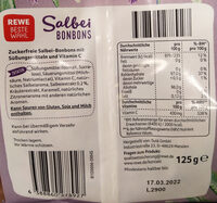 Rewe Beste Wahl Salbei Bonbons