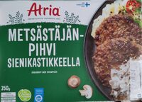 Metsästäjänpihvi sienikastikkeella