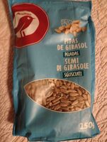 Pipas de girasol peladas