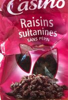 Raisins sultamines sans pépin