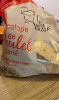 Escalope de poulet pané