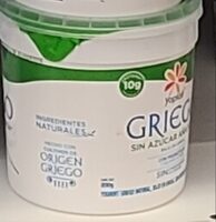 Yoghurt griego natural sin azúcar