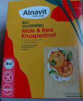 Mais und Reis Knusperbrot