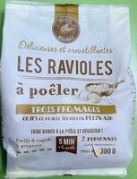 Les ravioles à poêler trois fromages