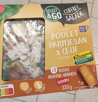 Coffre salade poulet parmesan et oeuf