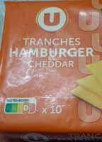 Tranches hamburger cheddar
