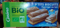 P'tits biscuits fourrage au lait bio
