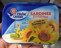 Sardines entières à l'huile de tournesol
