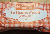 Le Beurre Moulé Demi Sel
