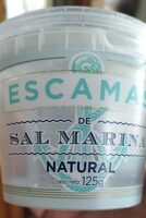 Escamas de sal marina natural