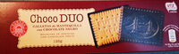 Choco DUO - bolachas de manteiga com chocolate preto