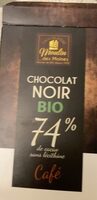 Chocolat noir bio 74% cacao