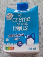 Crème fraîche sem-i épaisse