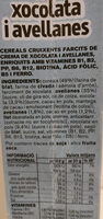 Cereals farcits de xocolata i avellanes
