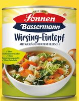 Wirsing-Eintopf mit geräuchertem Fleisch