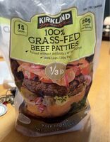 100% grass-fed beef patties