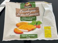 Escalopes de poulet panées