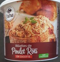 Rillettes de poulet rôti en cocotte