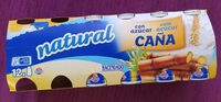 Yogur líquido natural con azúcar de caña