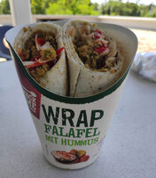 Wrap Falafel mit Humus