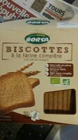 Biscottes à la farine complète