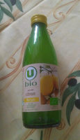 Jus de Citron pur jus bio
