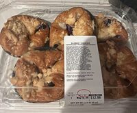 Blueberry Cheesecake Caramelized Croissant