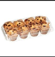 Vanilla Chocolate Chip Muffin 8PK - Cream Cake