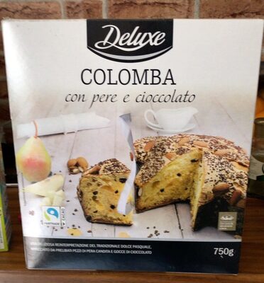 Colomba con pere e cioccolato