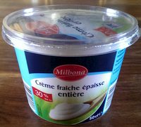 Crème fraîche épaisse entière (30% MG)