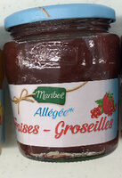 Confitures allégées fraises - groseilles