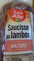 Saucisse au jambon nature Saint Alby