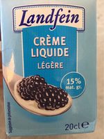 Crème liquide légère 15% mat.gr.