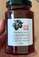 Framboises sucrées au concentré de jus de pomme