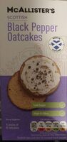 McAllister's Black Pepper Oatcakes
