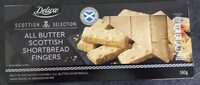 All butter scottish shortbread fingers