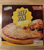 Deep pan loaded cheese pizza