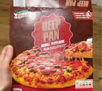 Deep pan. Double pepperoni pizza