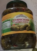 Cornichons aigres-doux