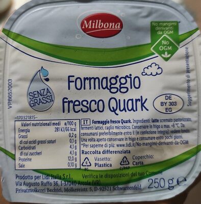 Formaggio Fresco Quark