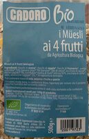 Muesli ai 4 frutti