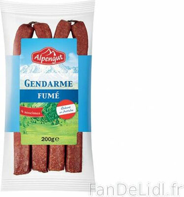 Gendarmes fumés au bois de hêtre by Alpenfest style