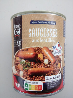 Saucisses aux lentilles by Lidl