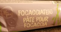 Fresh Focaccia dough round