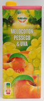 Zumo de melocoton y uva