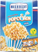 Mikrowellen Popcorn salzig