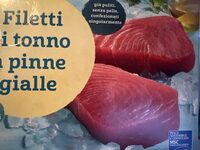 Filetti di tonno a pinne gialle