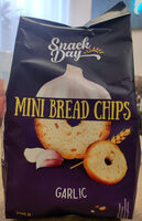 Mini Brotchips mit Knoblauch