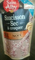 Saucisson sec à croquer aux noix